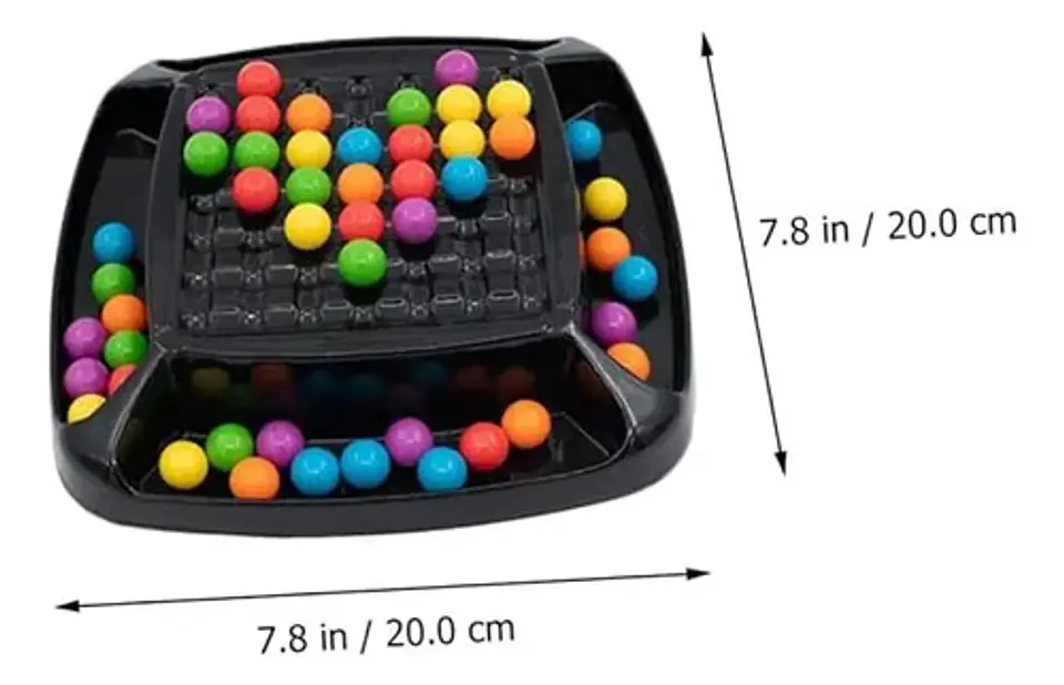 Juego Mesa Triqui Match Combinar Estrategia Bolines Tablero 6