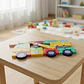 Rompecabezas Madera Infantil  Didactico Medios De Transporte - Miniatura 10