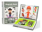 Libro Rompecabezas Magnético Dinosaurios Profesiones Moda - Miniatura 5