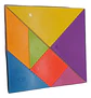 Juego Tangram Didáctico De Plastico Duradero Cy-1208 Tablero - Miniatura 4