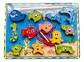 Juego Pesca Y Encaje Magnético Madera Puzzle Iman Didáctico - Miniatura 1