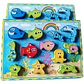 Juego Pesca Y Encaje Magnético Madera Puzzle Iman Didáctico - Miniatura 6