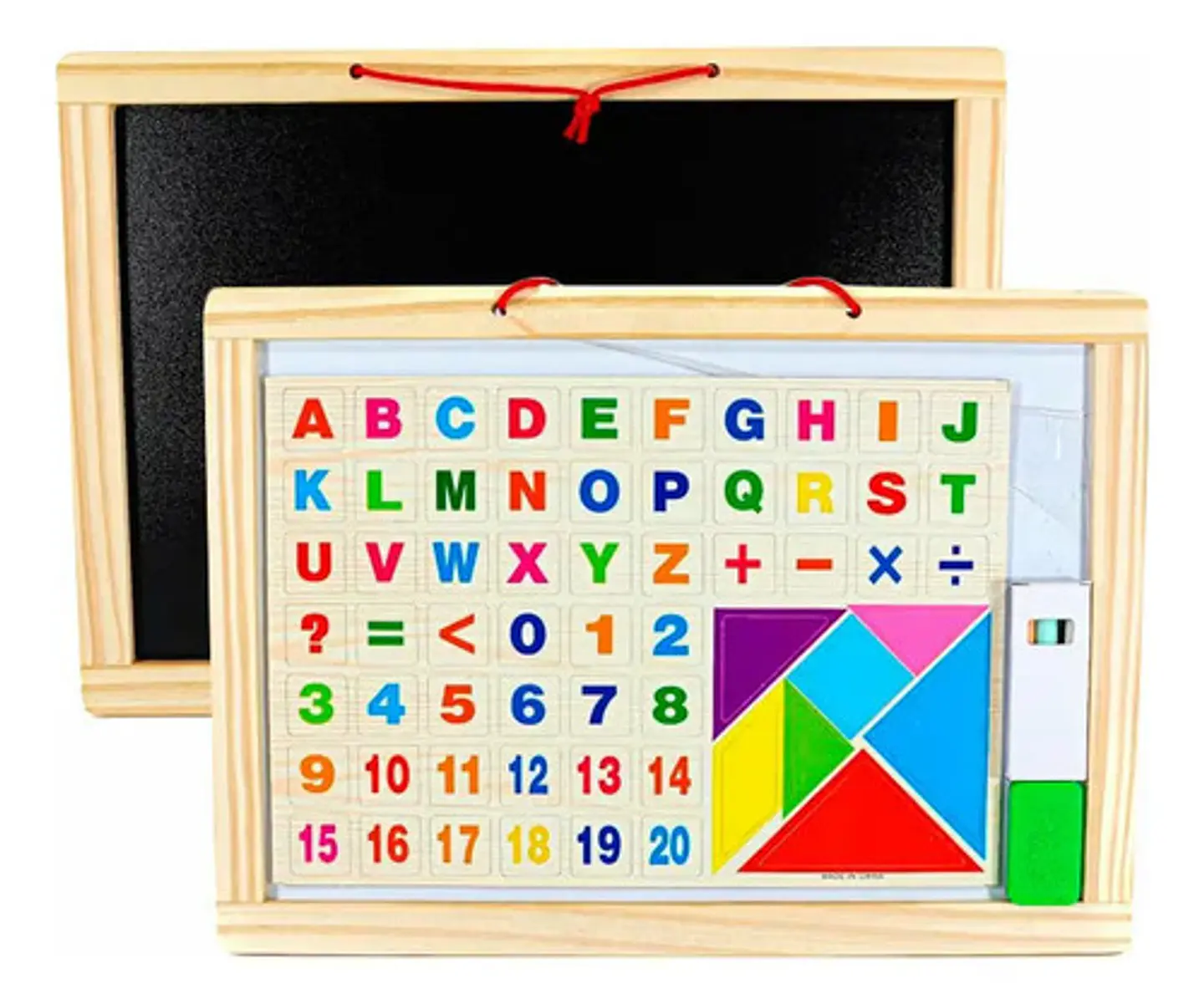 Tablero Infantil Magnético 3 En 1 Con Accesorios Pizarra 1