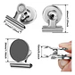 Clips Magnéticos X12 Metalicos Refrigerador Hogar Multiusos - Miniatura 4