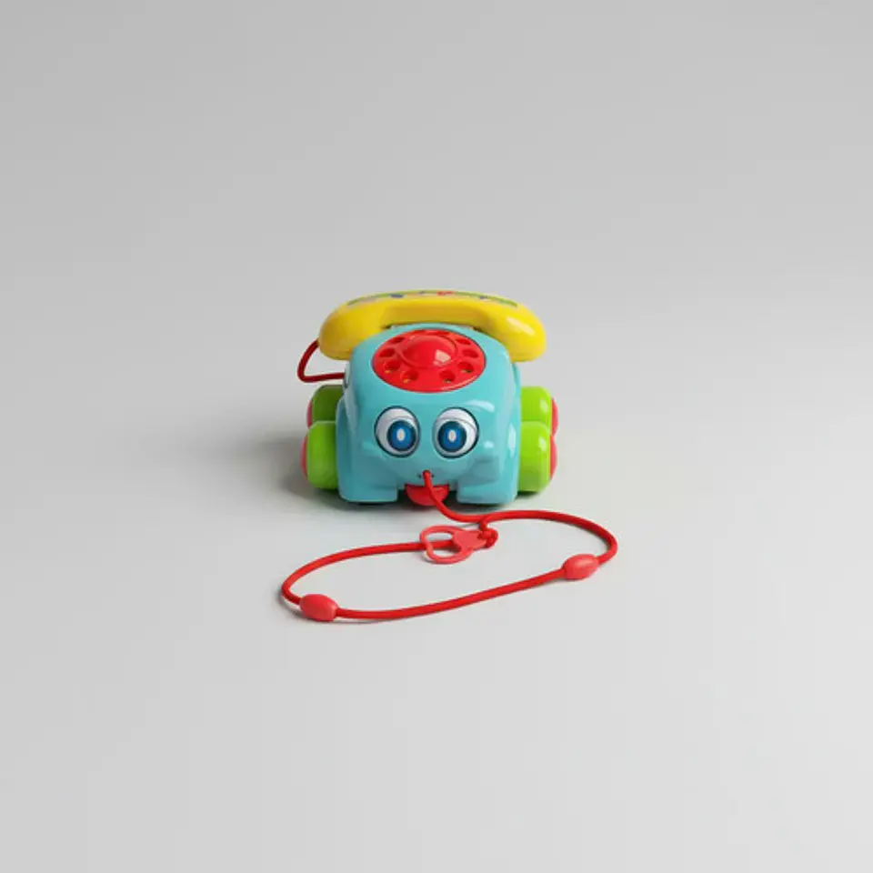 Teléfono Didáctico De Arrastre Para Bebés Y Niños 2