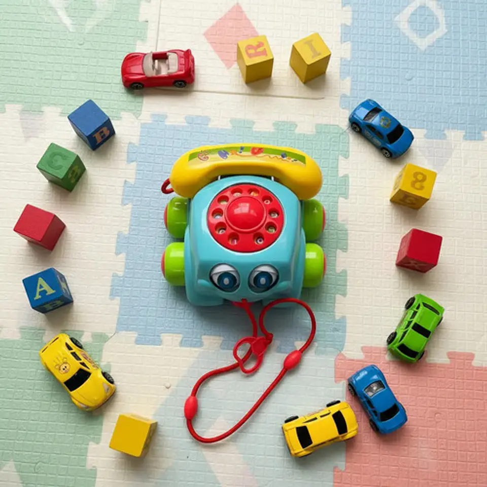 Teléfono Didáctico De Arrastre Para Bebés Y Niños 7