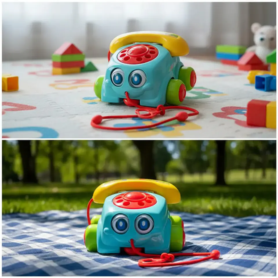 Teléfono Didáctico De Arrastre Para Bebés Y Niños 10