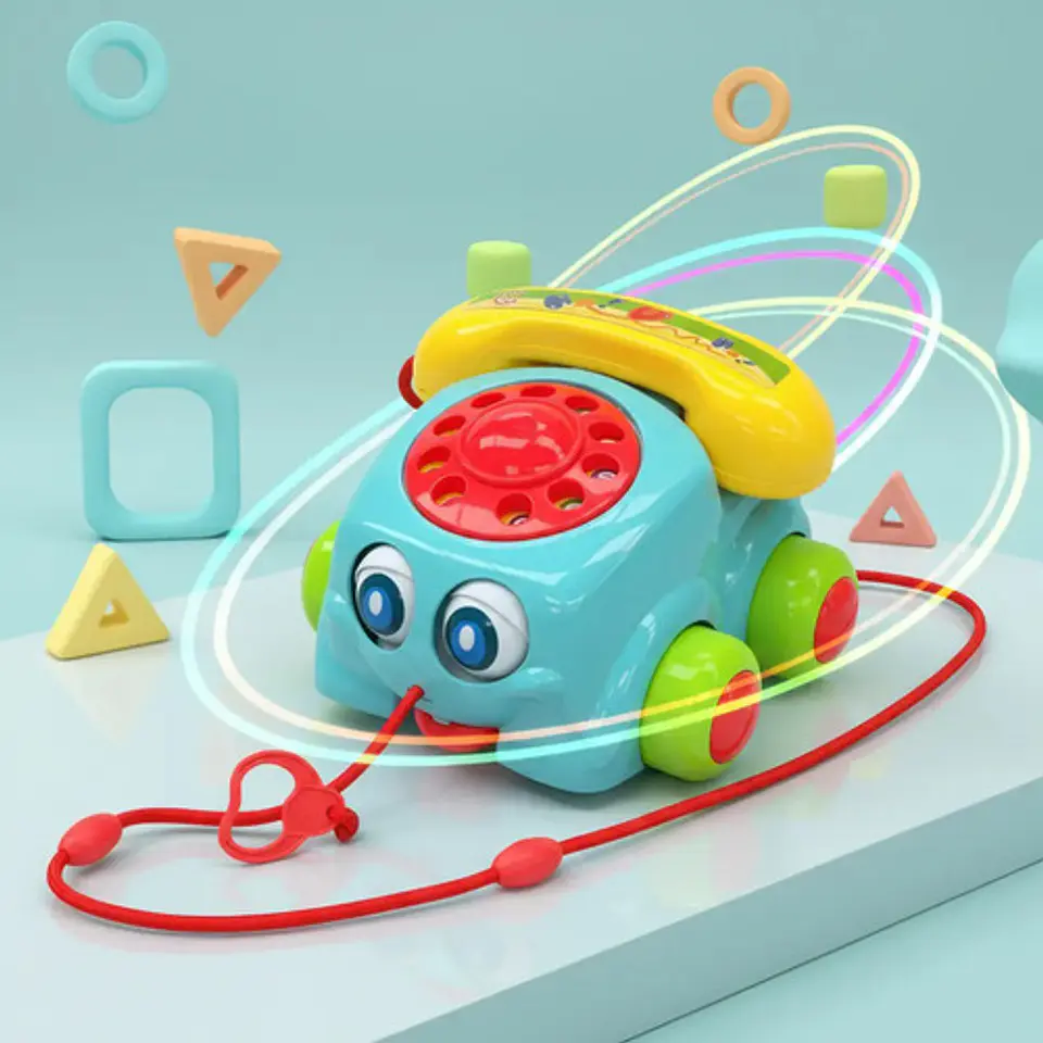 Teléfono Didáctico De Arrastre Para Bebés Y Niños 11