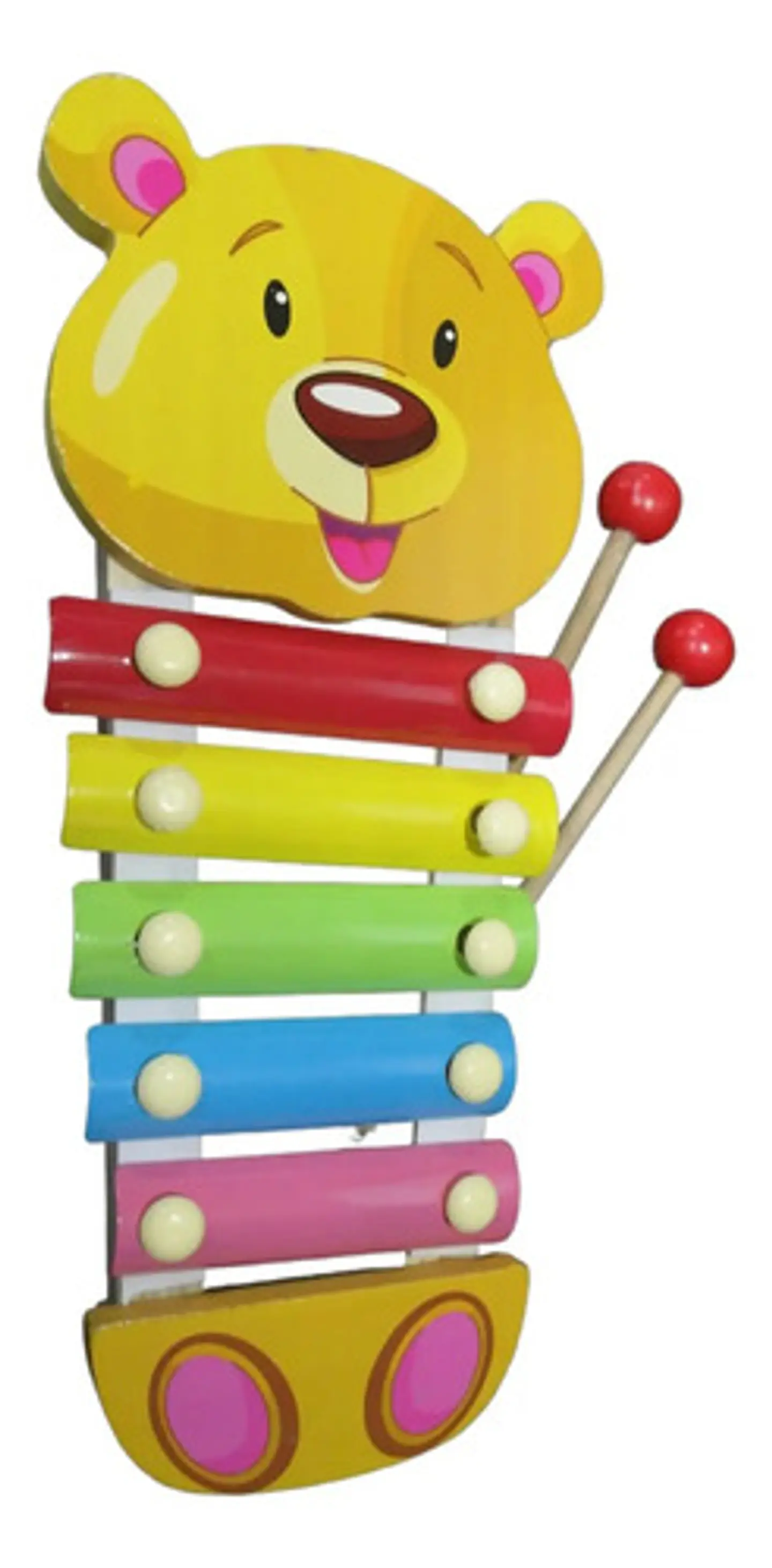 Xilofono Infantil Madera Juguete Educativo Juguete 5 Notas 2
