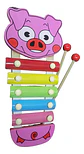 Xilofono Infantil Madera Juguete Educativo Juguete 5 Notas - Miniatura 10