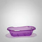 Bañera Tina Plástica Para Bebé Traslucida Agarres Laterales - Miniatura 4