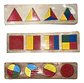 Didáctico Fracciones De Madera Formas Cubos Circulo Triangul - Miniatura 3