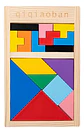 Rompecabezas De Madera Wooden Toys Tetris Y Tangram 16 Piezas Didáctico - Miniatura 1