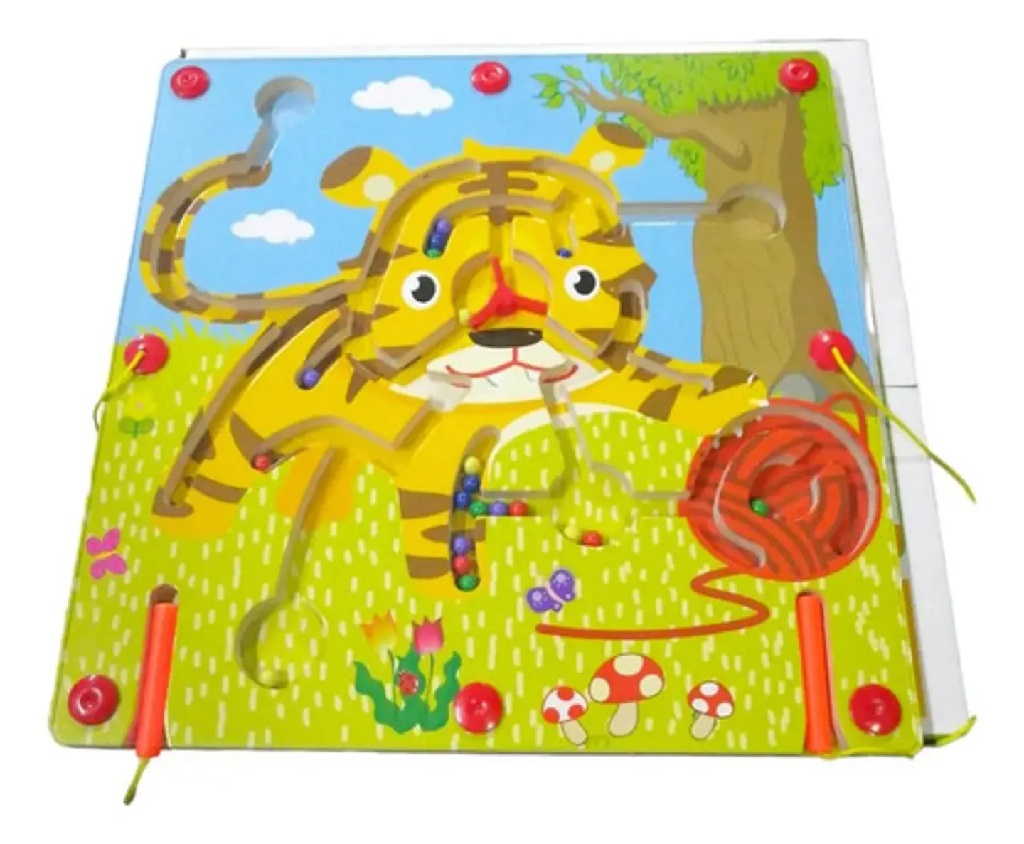 Juego Laberinto Magnetico Didactico De Madera 21