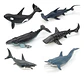 Animales Marinos X6 Macizos Grandes Pesebre Maqueta Bolsa  - Miniatura 1