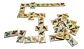 Domino En Madera Con Diseño Surtido X28 Pcs Clasico - Miniatura 1