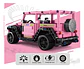 Camioneta Armable Rosa Achko 70014 Bloques Control Remoto Recargable 434 Piezas - Miniatura 3