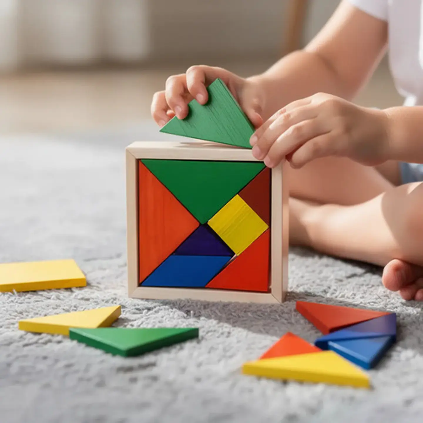 Tangram De Madera Didactico Juguete De Madera Mayoristas 3