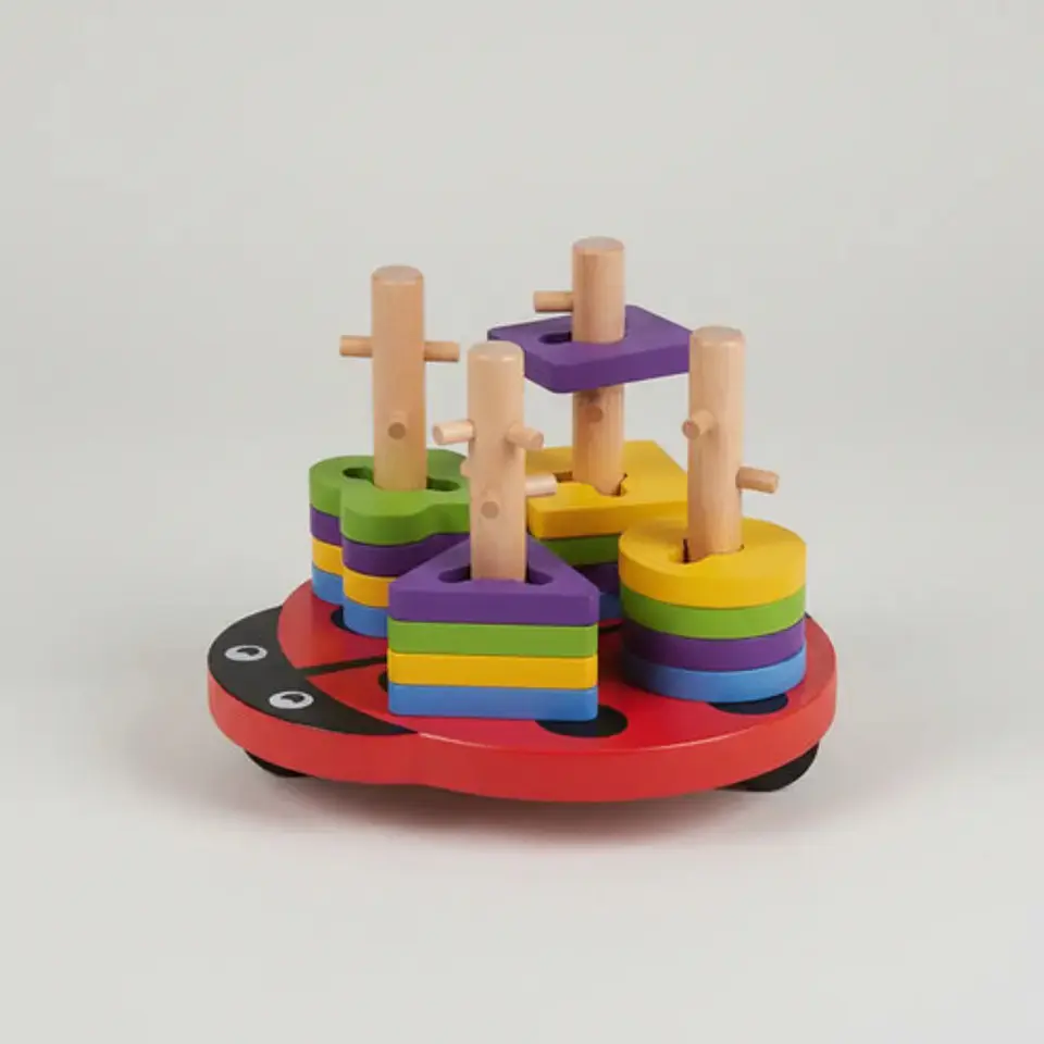 Juego De Encaje Didáctico Obstáculo Montessori Rompecabeza 8