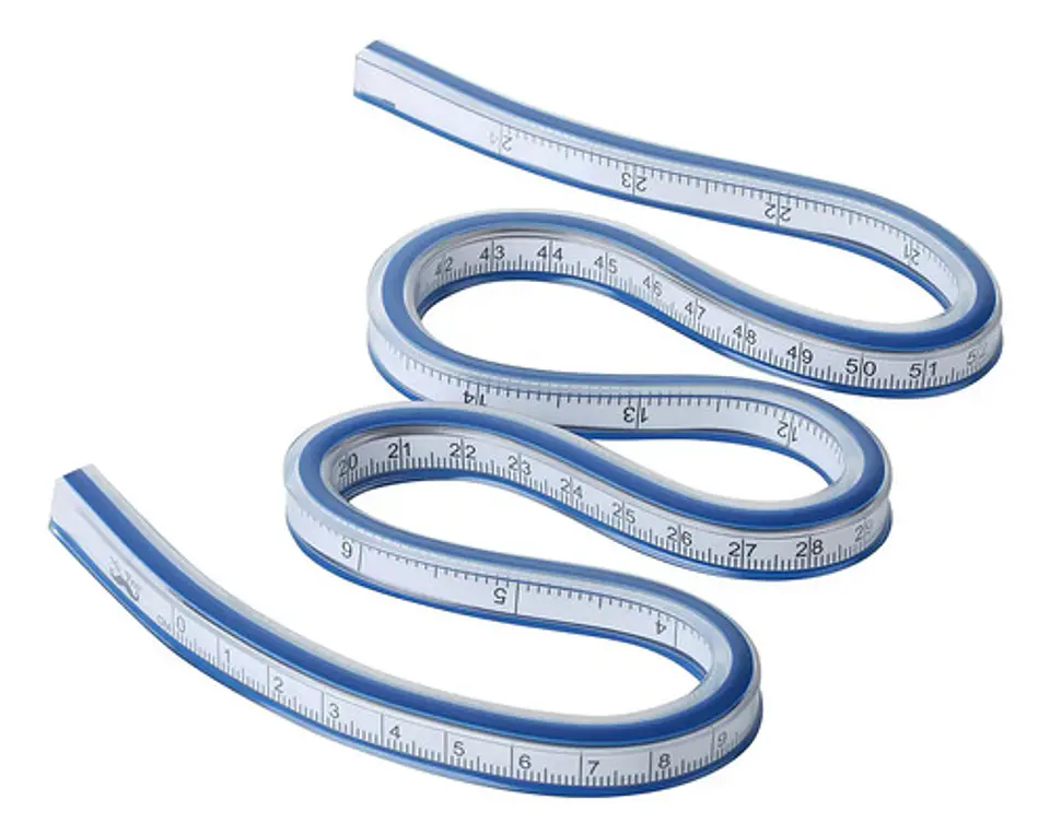 Mr. Pen - Regla Regla De Curva Flexible Regla De 24 Pulgad 1