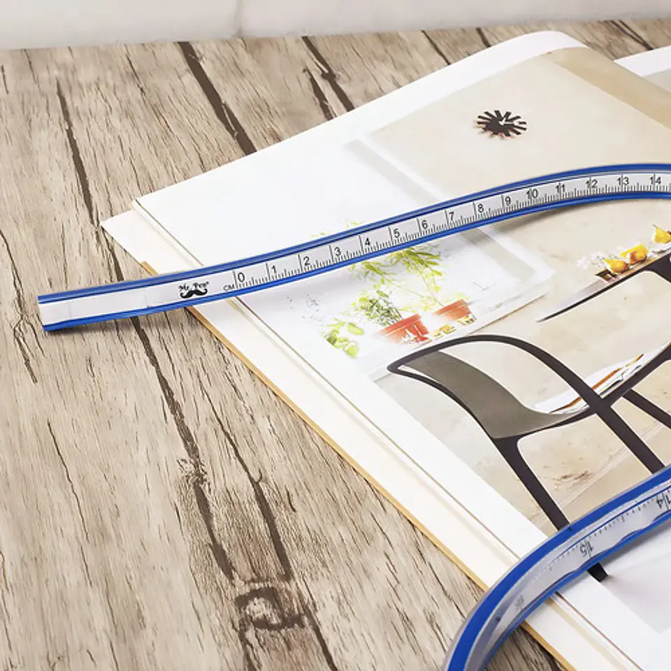 Mr. Pen - Regla Regla De Curva Flexible Regla De 24 Pulgad 3