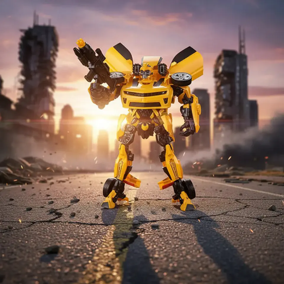Transformers Bumblebee Grande Carro Coleccionable 2