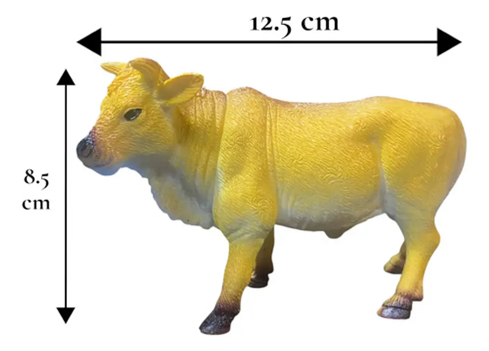 Set De 12 Animales Plásticos Pvc De Granja, Grandes 2