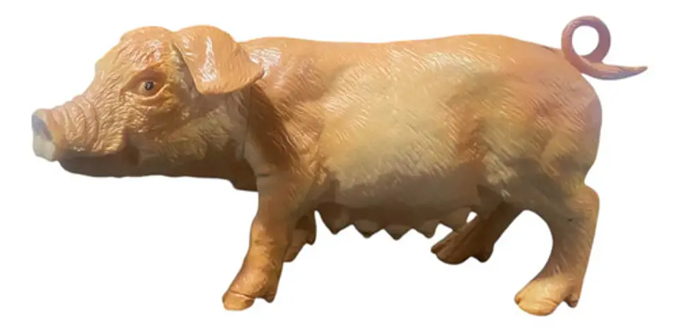 Set De 12 Animales Plásticos Pvc De Granja, Grandes 3