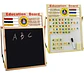 Tablero Didáctico Doble Magnético Juguete Madera Abaco 214 Beige - Miniatura 5