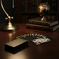 Cartas De Póker Negras Doradas Plásticas Impermeables - Miniatura 3