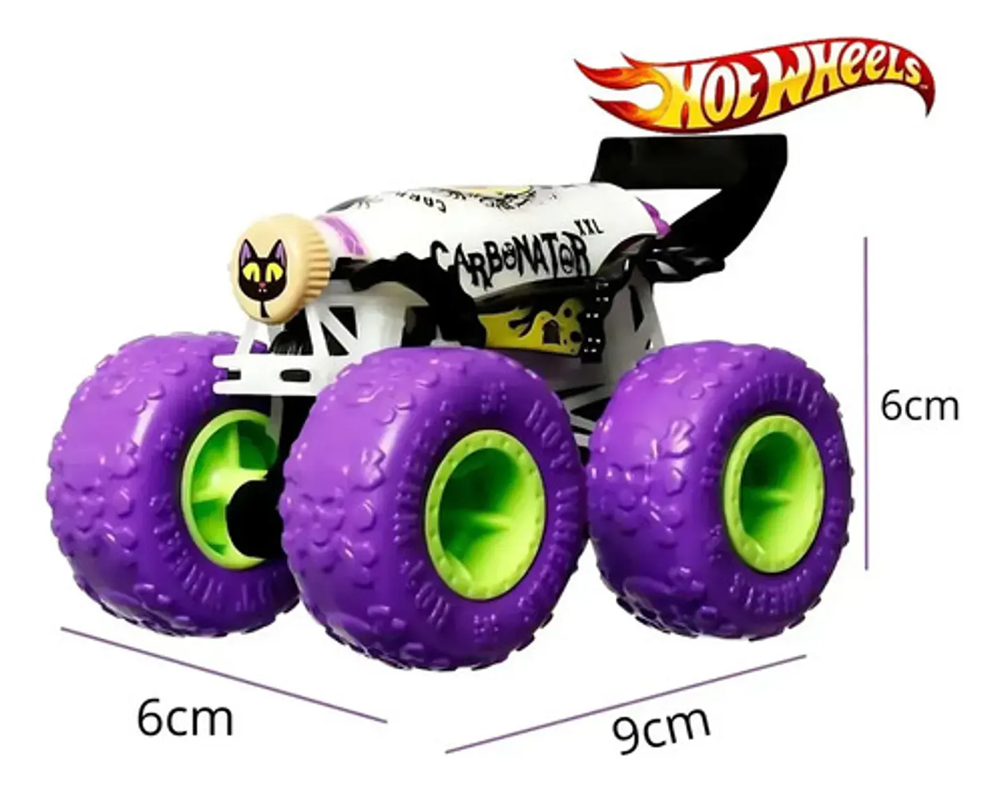 Hot Wheels Monster Trucks Glow 1:64 - Bone Shaker Multicolor 3