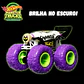 Hot Wheels Monster Trucks Glow 1:64 - Bone Shaker Multicolor - Miniatura 4
