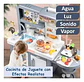 Cocina Juguete Realista Sonido Luz Vapor Agua Niños 95 Alto Color Gris - Miniatura 5