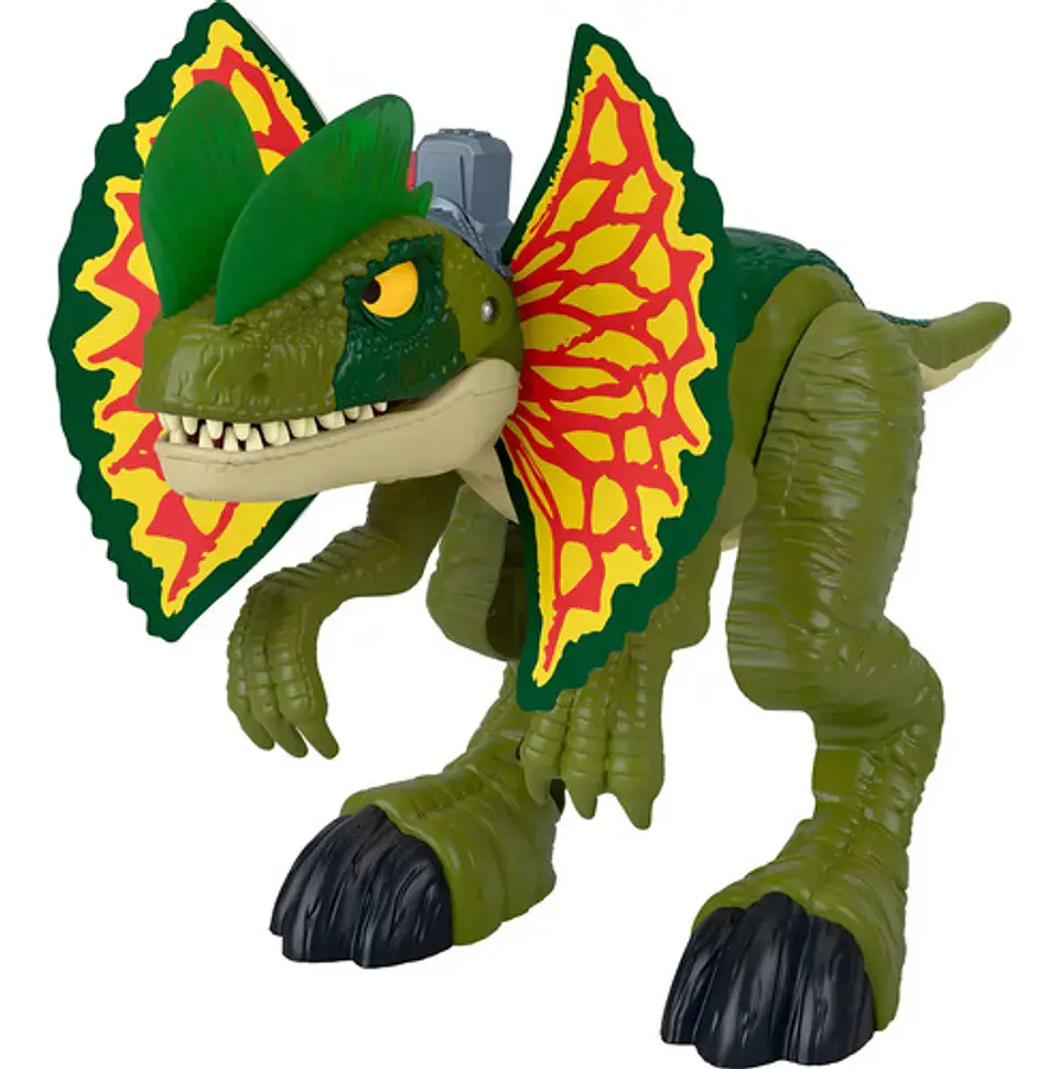 Dinosaurio Imaginext Jurassic Dilofosaurio Luces Y Sonidos 2