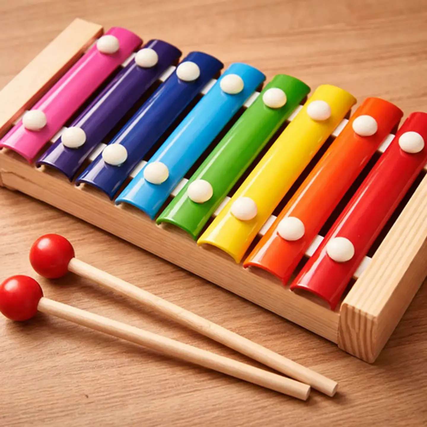 Xilofono Infantil Madera Juguete Educativo Juguete 8 Notas 2