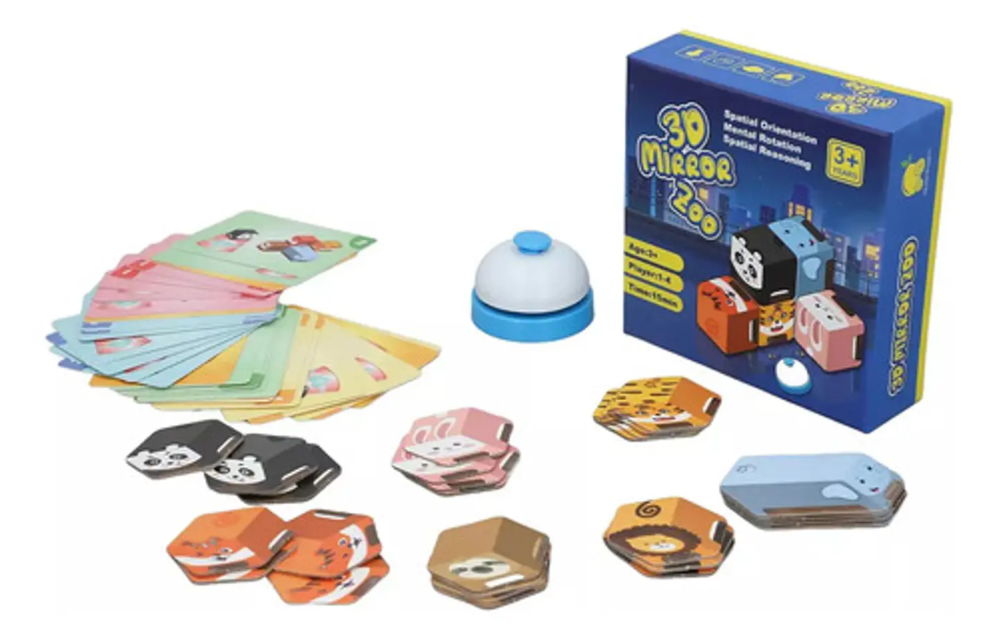 Juego  Bloques Logicos Construccion Animalitos Campana 1