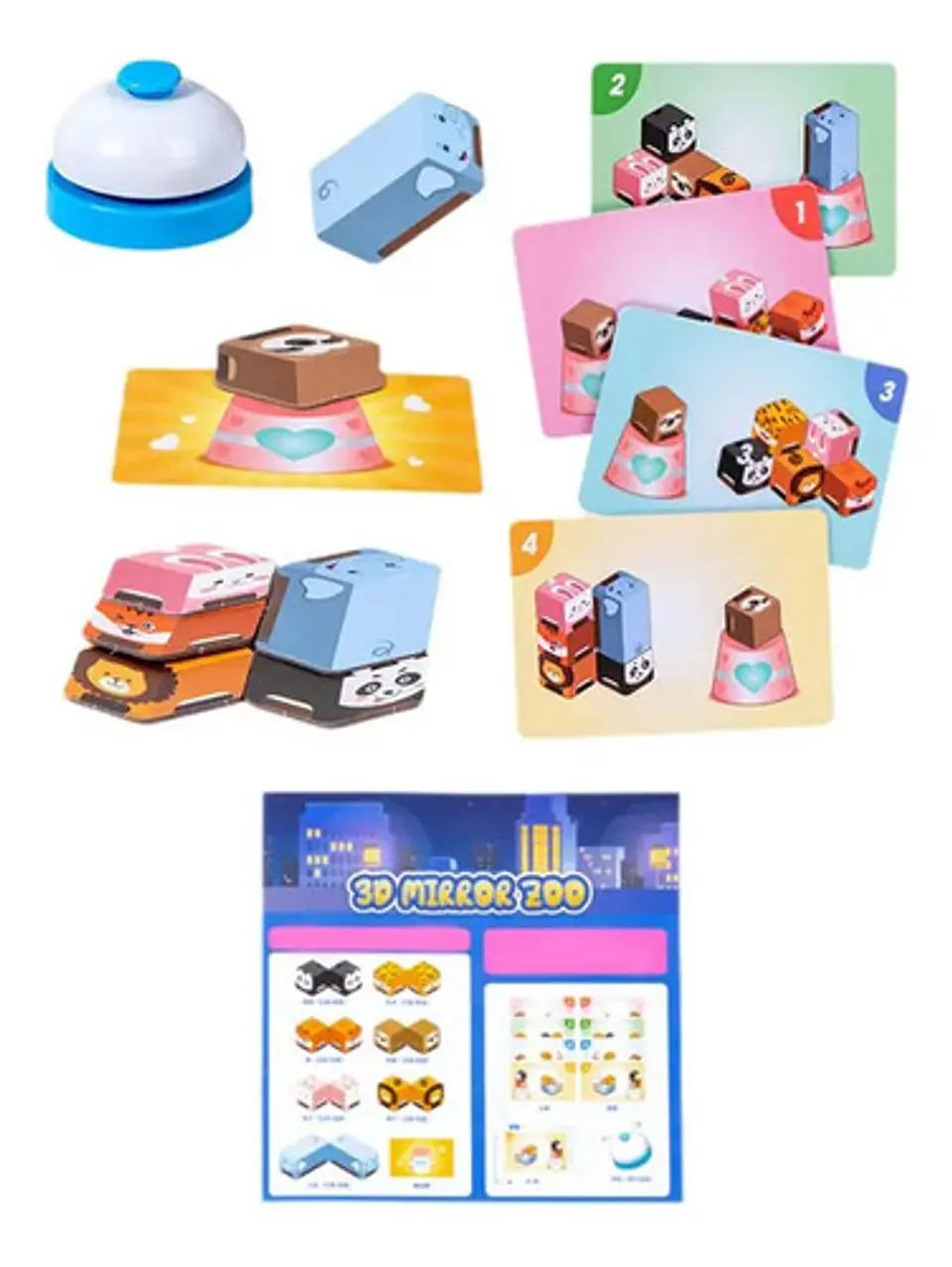 Juego  Bloques Logicos Construccion Animalitos Campana 3