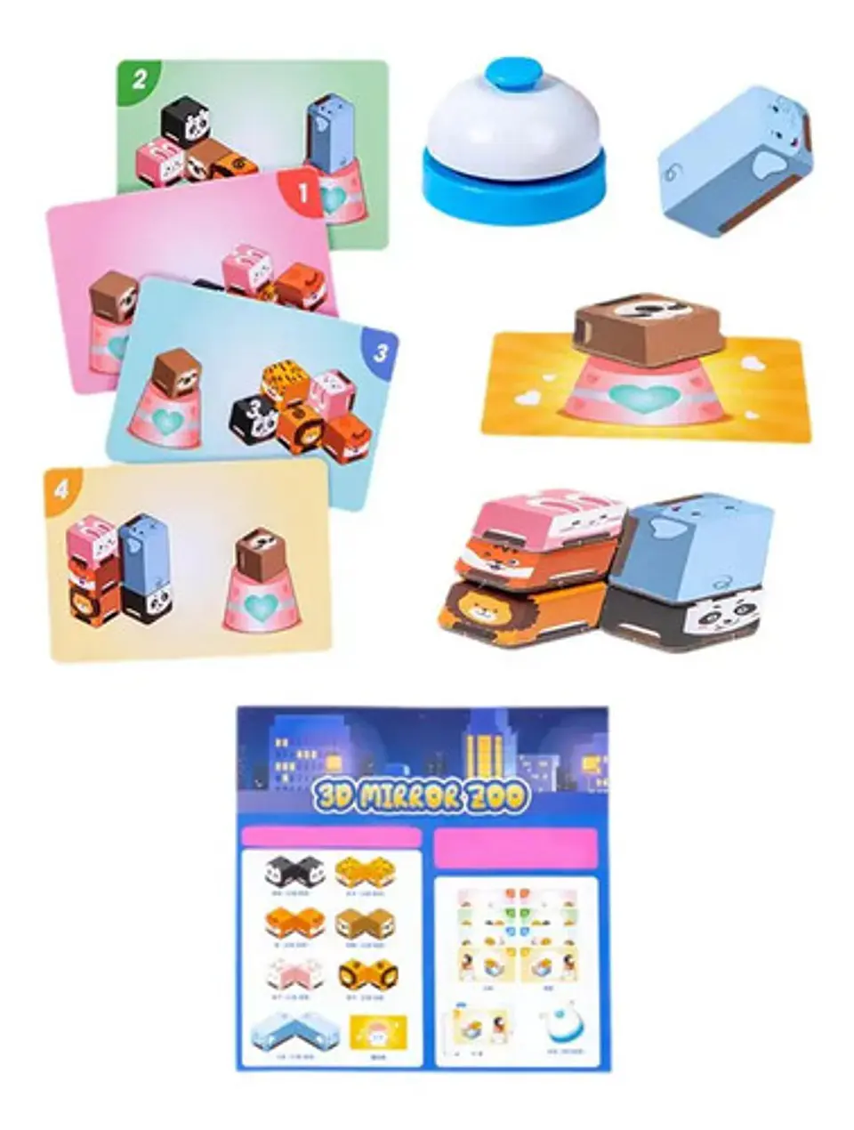Juego  Bloques Logicos Construccion Animalitos Campana 4