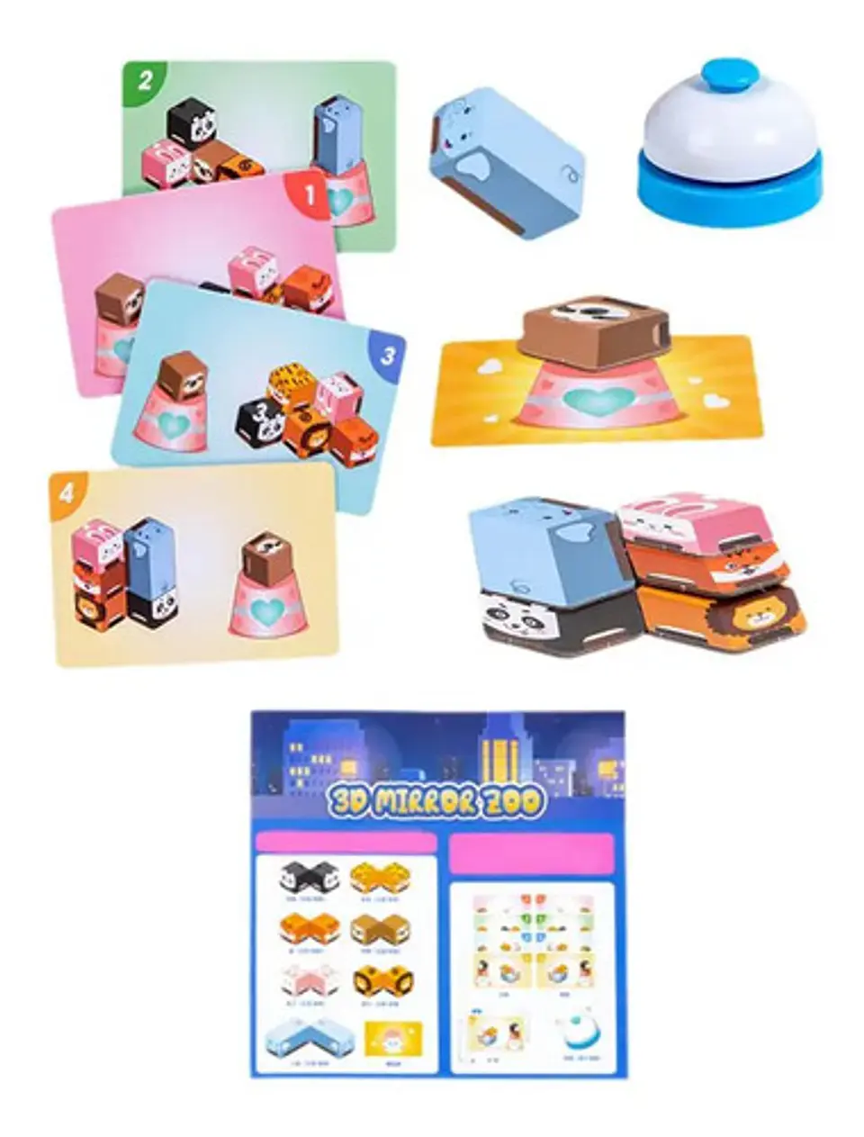 Juego  Bloques Logicos Construccion Animalitos Campana 5