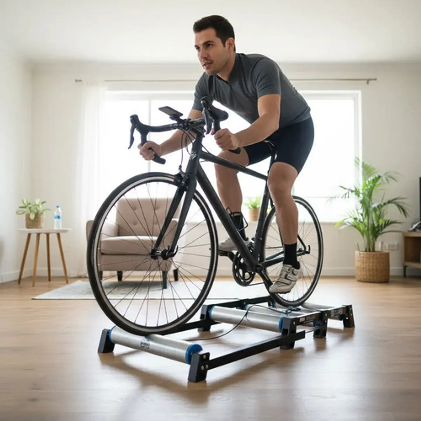 Rodillo Ciclosimulador Bicicletas Regulador Esfuerzo Abw 1