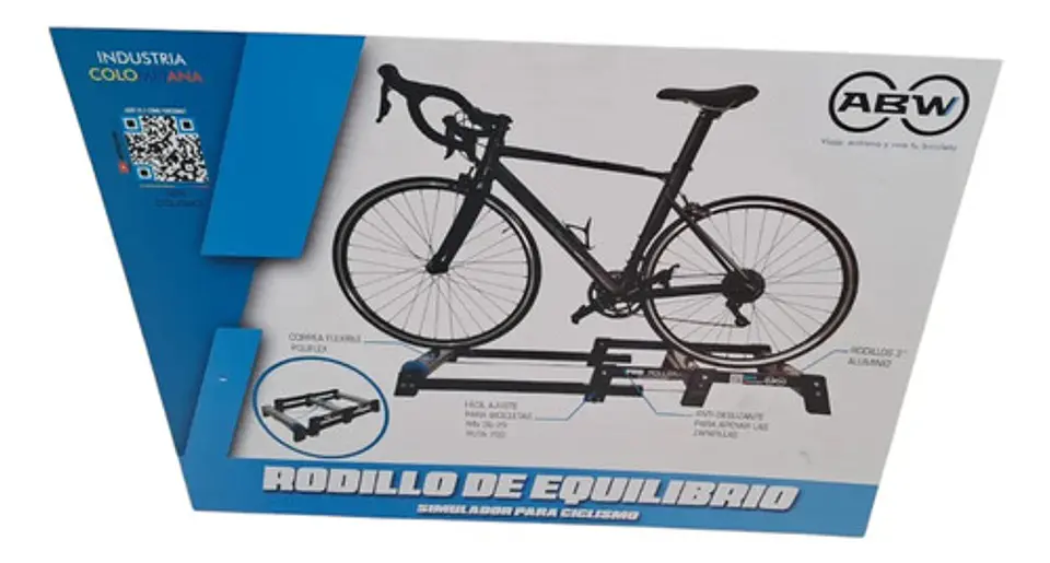 Rodillo Ciclosimulador Bicicletas Regulador Esfuerzo Abw 2