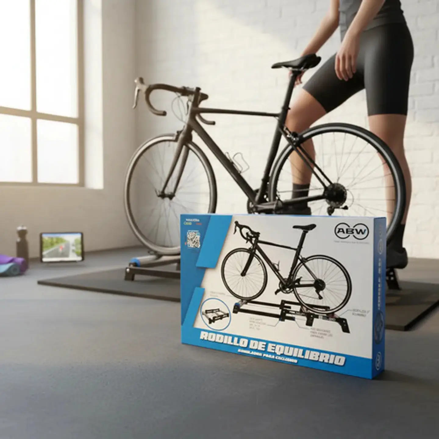 Rodillo Ciclosimulador Bicicletas Regulador Esfuerzo Abw 3