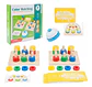 Juego Educatuivo Mesa Montessori Color Matching  Encajable - Miniatura 1