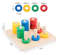 Juego Educatuivo Mesa Montessori Color Matching  Encajable - Miniatura 3