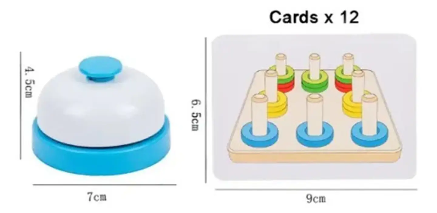 Juego Educatuivo Mesa Montessori Color Matching  Encajable 4
