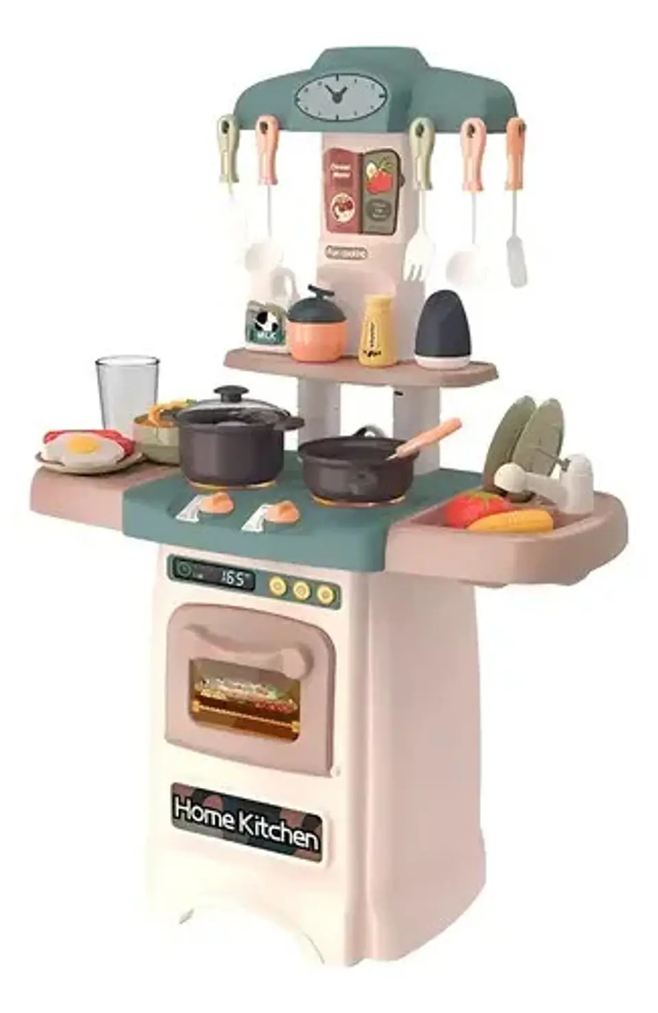 Set Cocina De Juguete Niñas Infantil Agua Sonidos Y Luz Azul 889-175 2