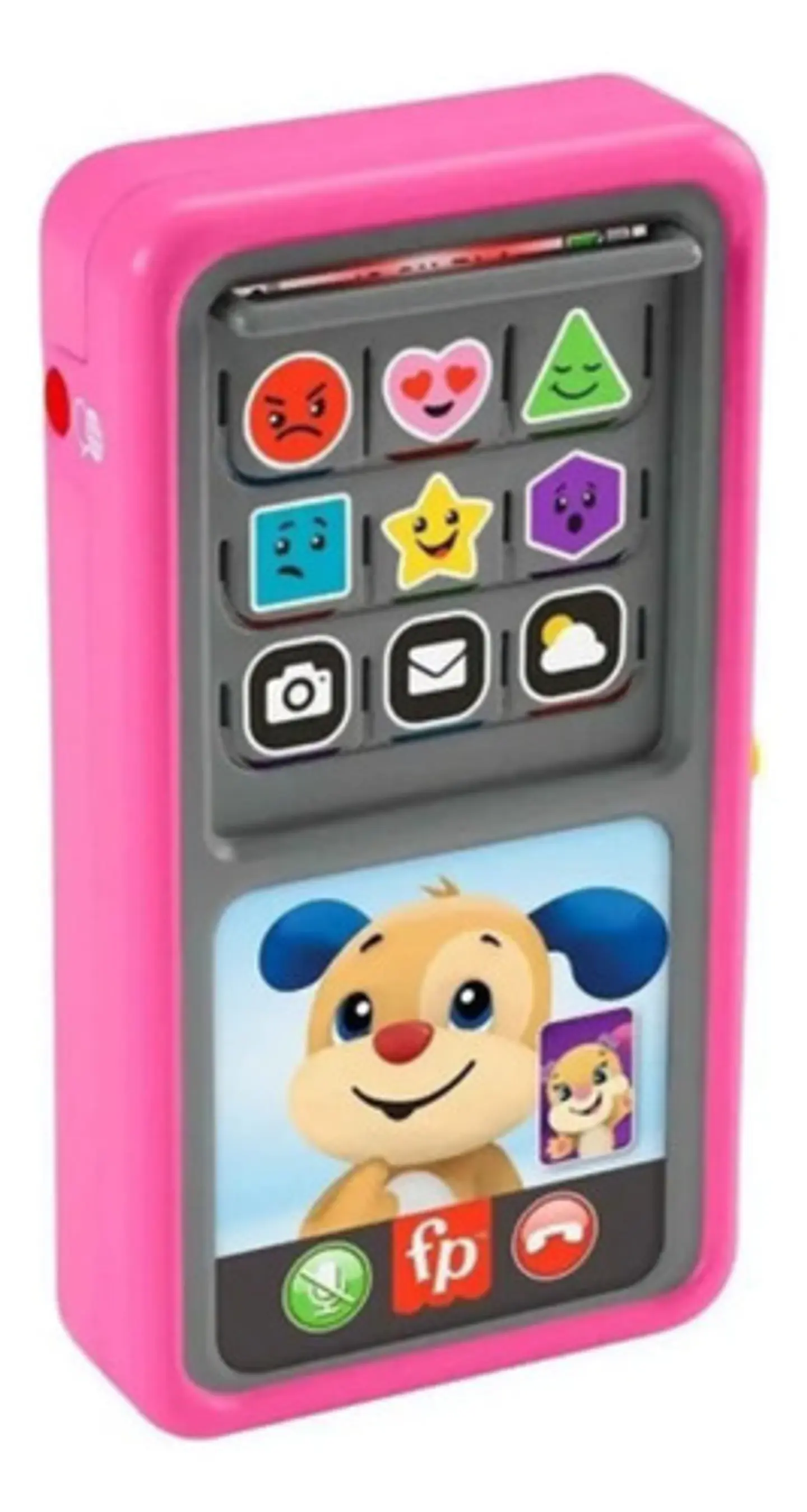 Teléfono De Aprendizaje Fisher-price Pink - Mattel Hnm82 1