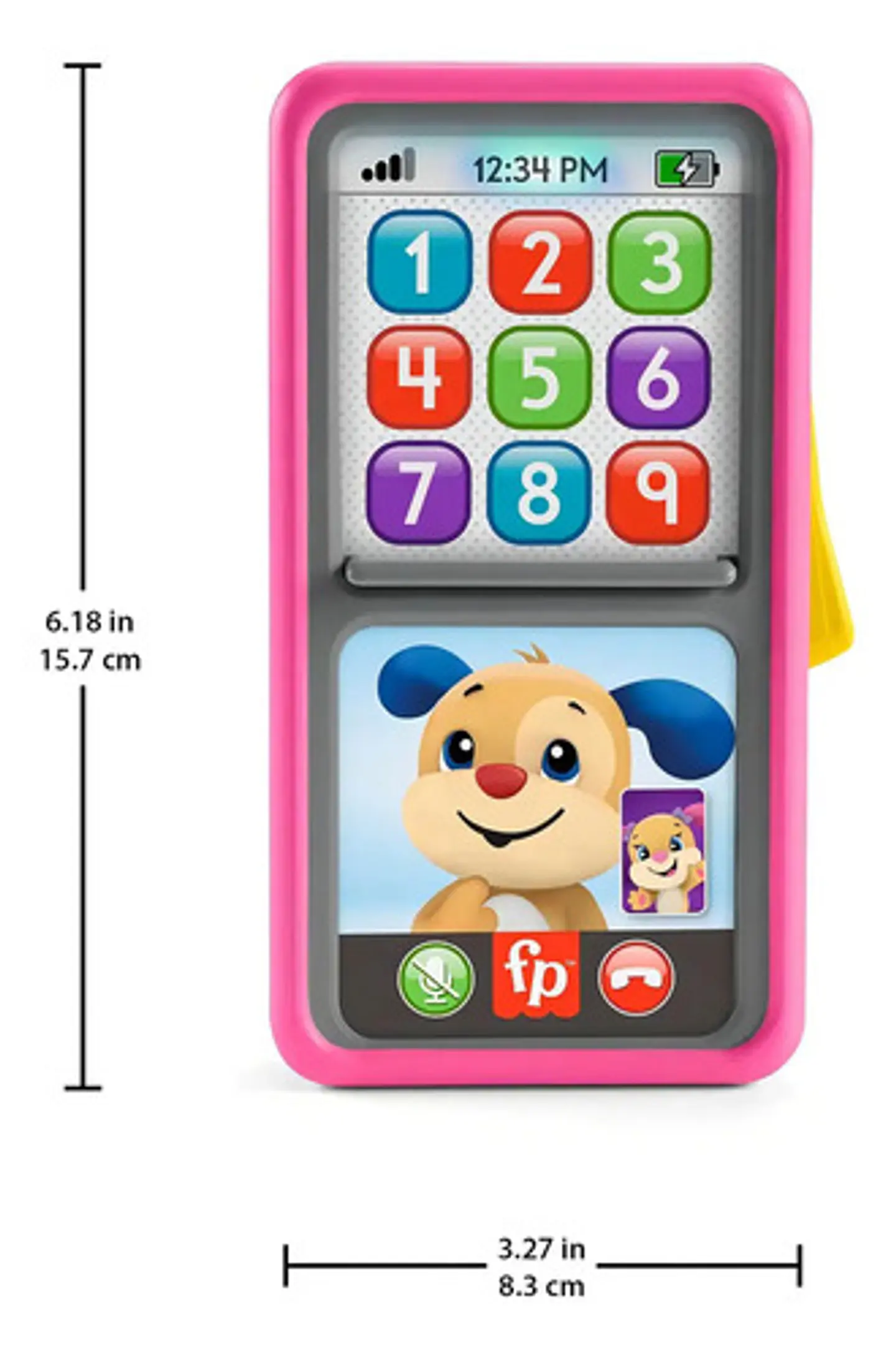 Teléfono De Aprendizaje Fisher-price Pink - Mattel Hnm82 2