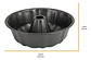 Molde Redondo Corona Torta Rosca Antiadherent Budin Gelatina - Miniatura 4