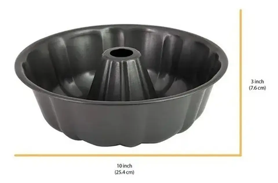 Molde Redondo Corona Torta Rosca Antiadherent Budin Gelatina 4